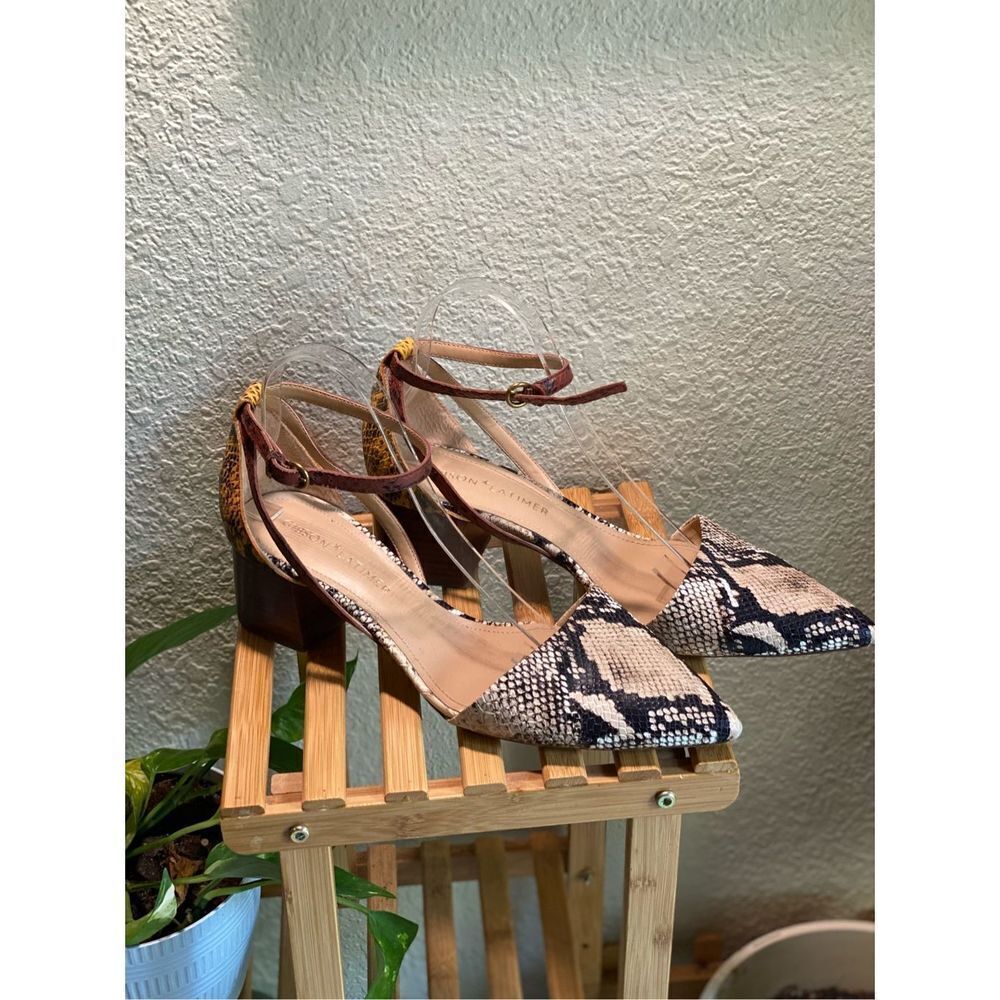 Gibson Latimer Snake Print Sandals